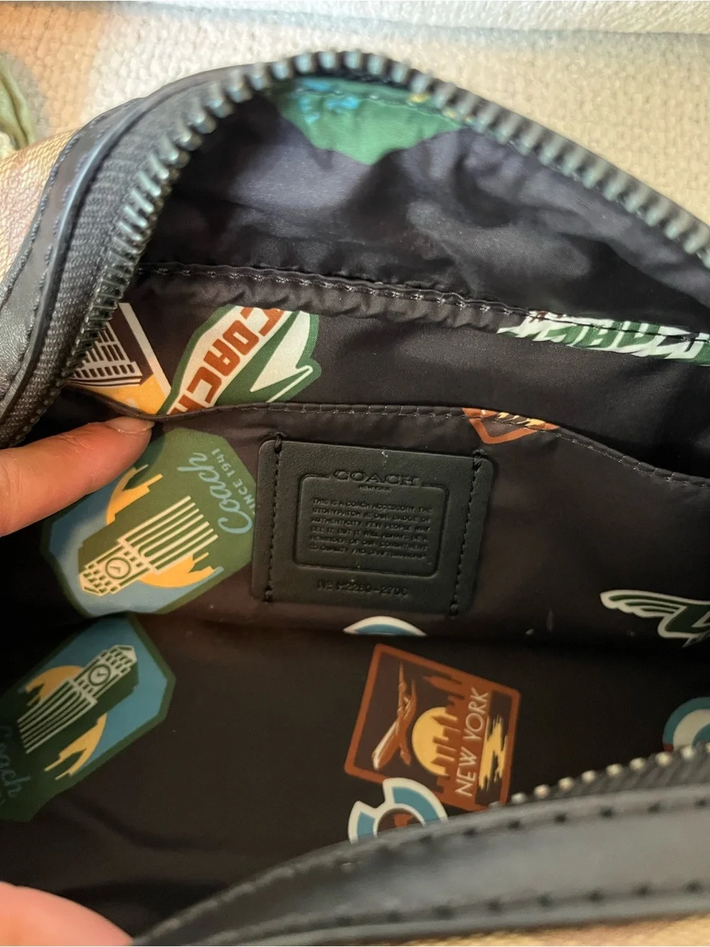 Coach travel toiletry